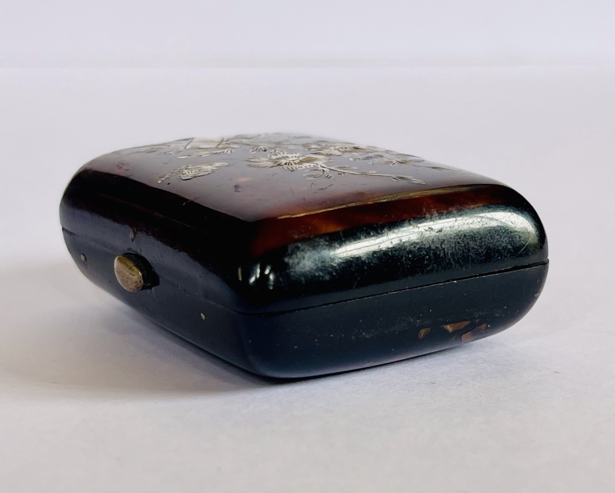 Tortoiseshell And Silver Coin Purse -photo-1